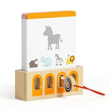 Topbright - Houten Puzzelspel met 80 vragen - Beginner