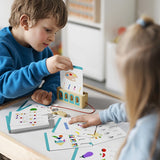 Topbright - Houten Puzzelspel met 80 vragen - Expert