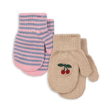 Konges - Wantjes - Kers (2pack)