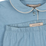 Konges - Zachte Jerseypyjama - Blauw