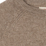 Konges - Mattou Knit Cardigan - Licht bruin - WOL