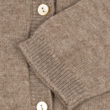 Konges - Mattou Knit Cardigan - Licht bruin - WOL