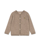 Konges - Mattou Knit Cardigan - Licht bruin - WOL