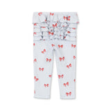 Broek - Blauw met strikjes