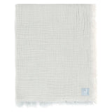 Jollein - Wiegdeken Fringe Stripe Sea Green/Ivory- 75x100 GOTS