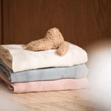 Jollein - Wiegdeken Cosy Knit Ivory - 75x100
