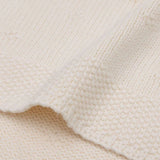 Jollein - Wiegdeken Cosy Knit Ivory - 75x100